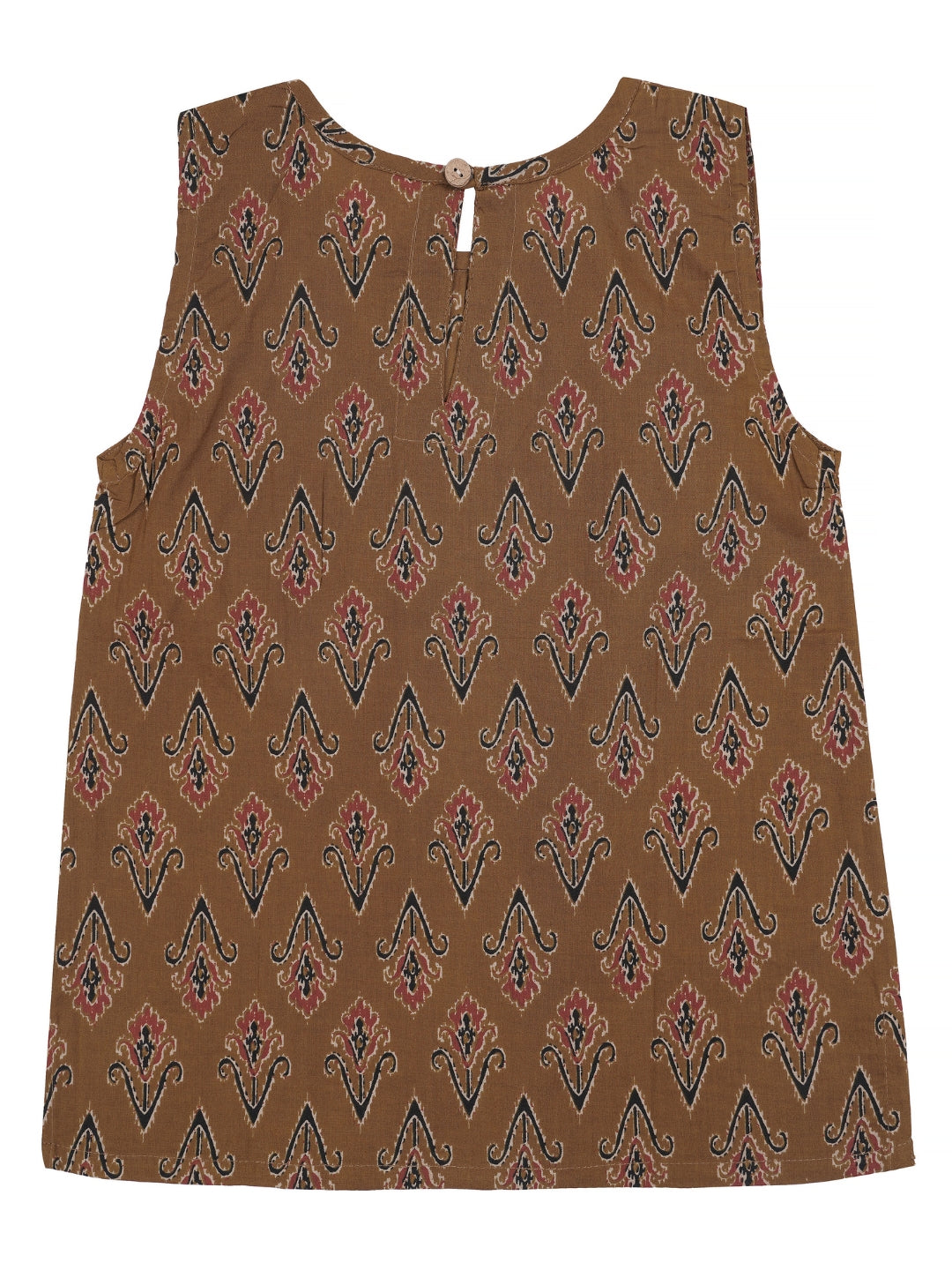 Kids Sleeveless Cotton Top (Mustard)
