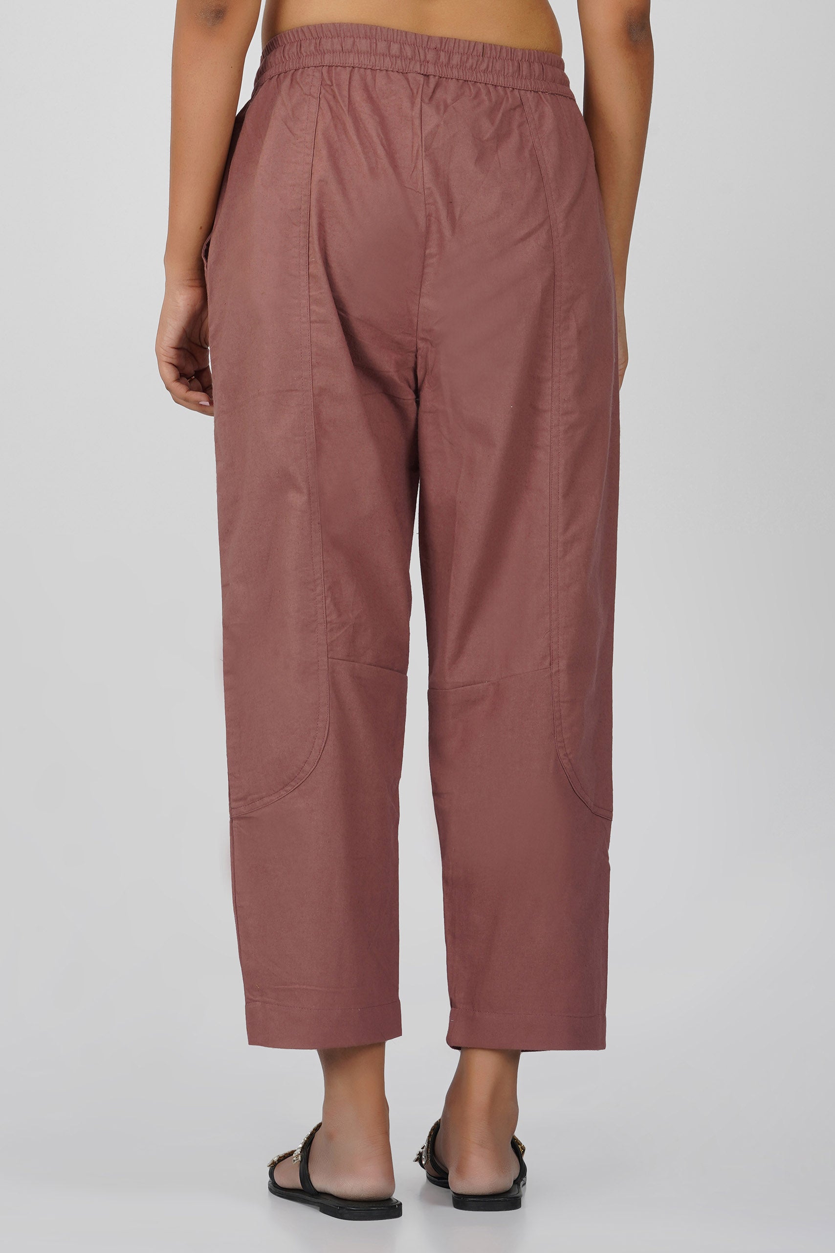 Rose Taupe Baggy Pant