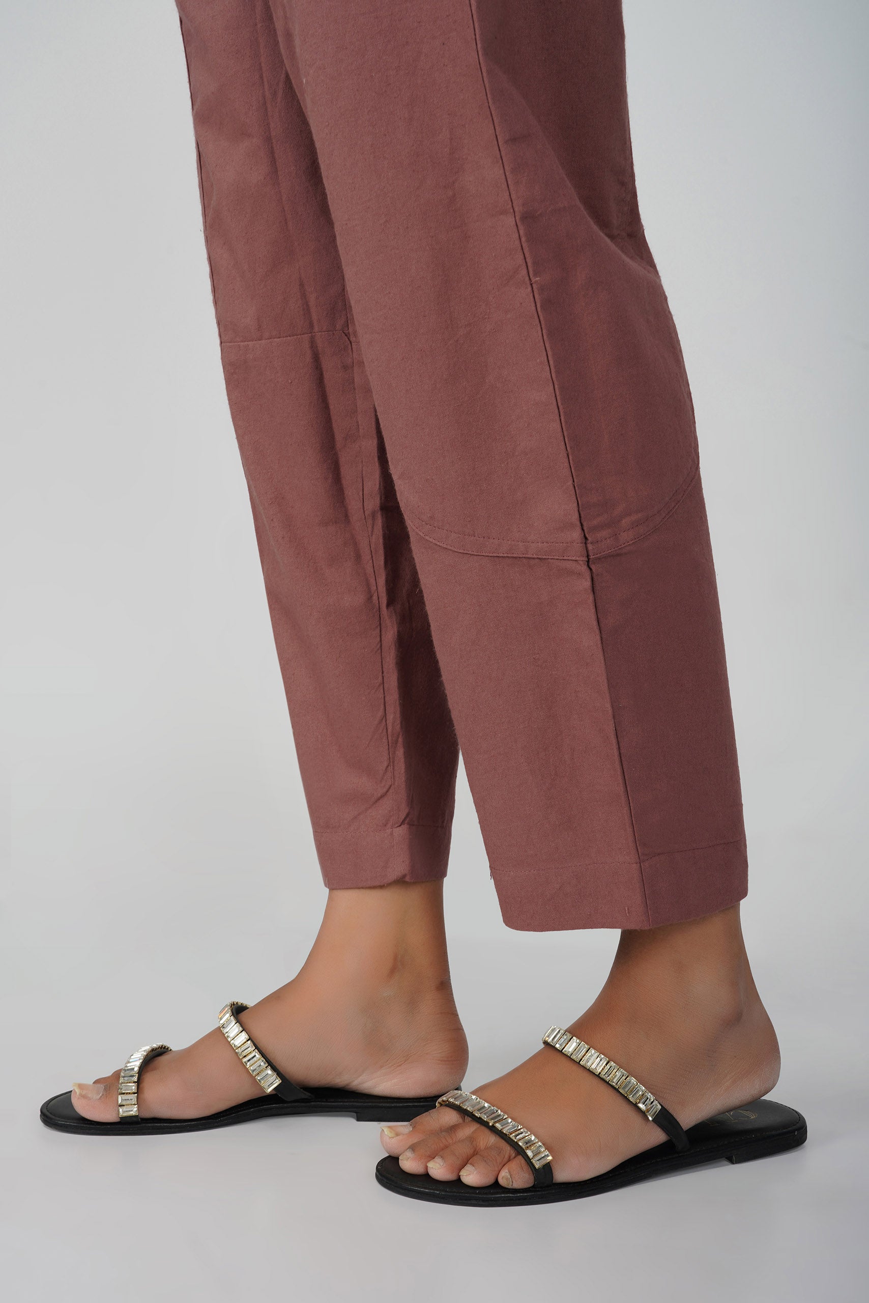 Rose Taupe Baggy Pant