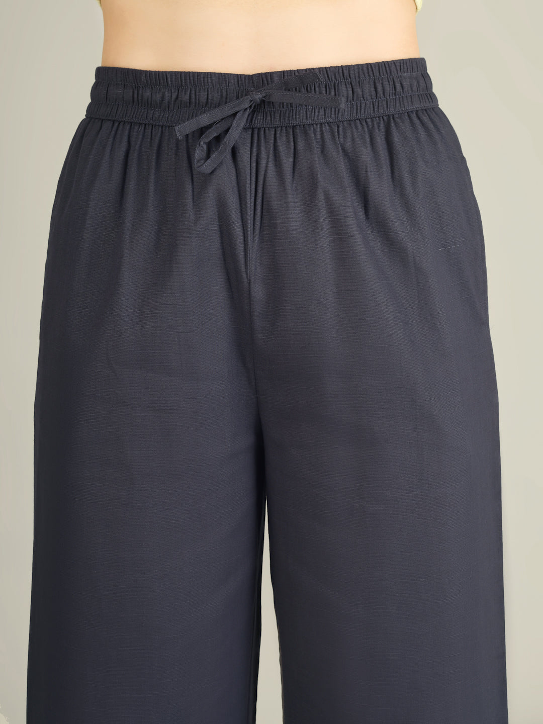 Slate Grey Premium Cotton Linen Trouser