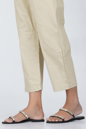 Beige Baggy Pant