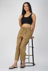 Dark Chikoo Baggy Pant