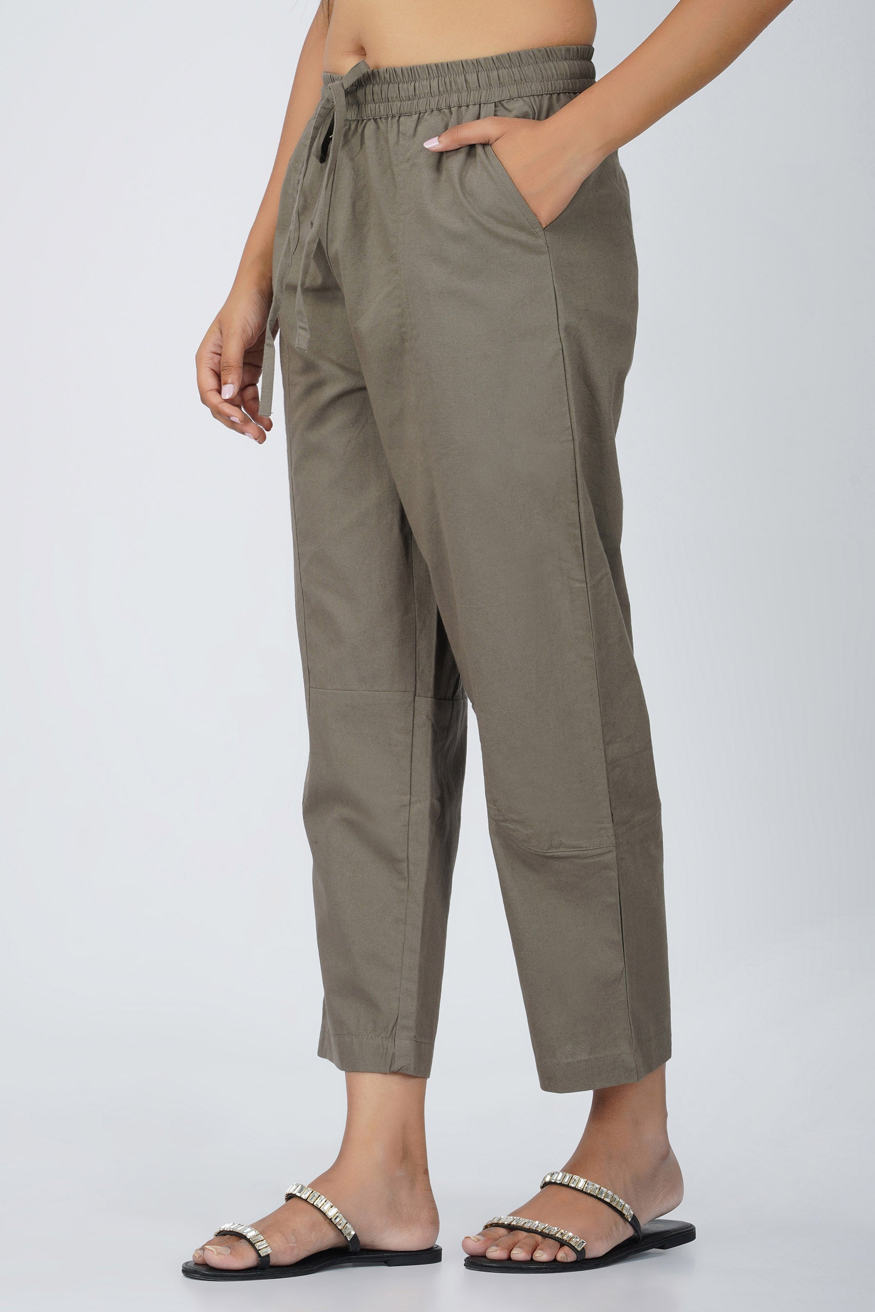 Grey Baggy Pant