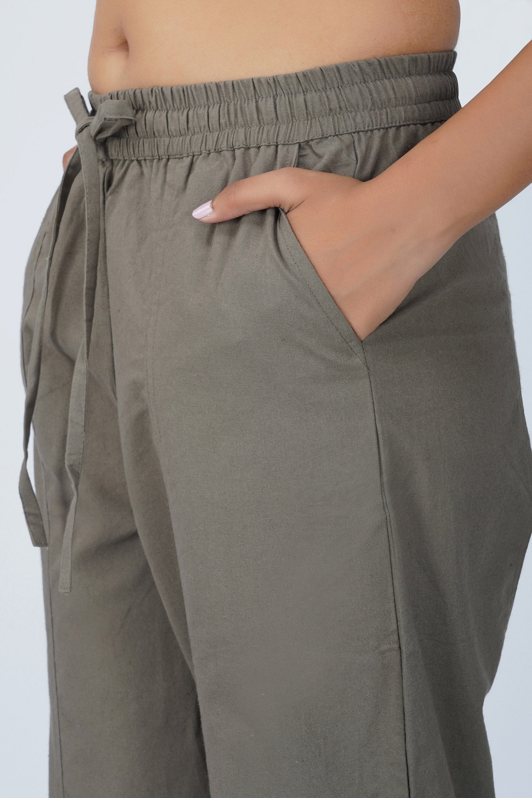 Grey Baggy Pant