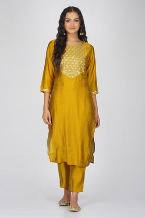 Mustard 3-Piece Salwar Suit