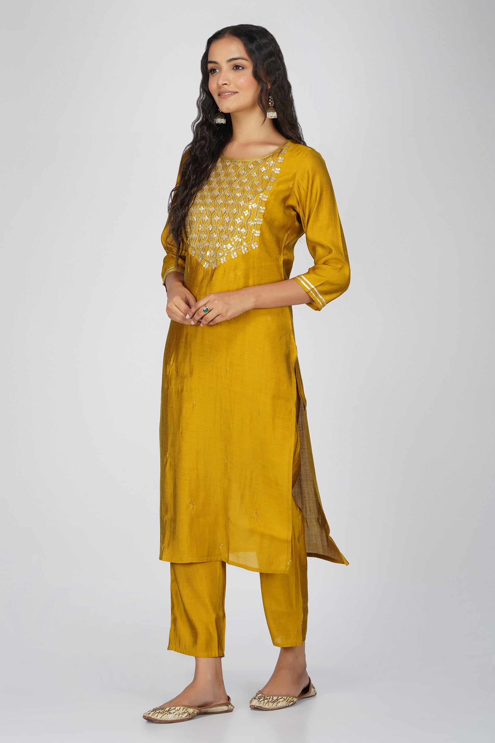 Mustard 3-Piece Salwar Suit