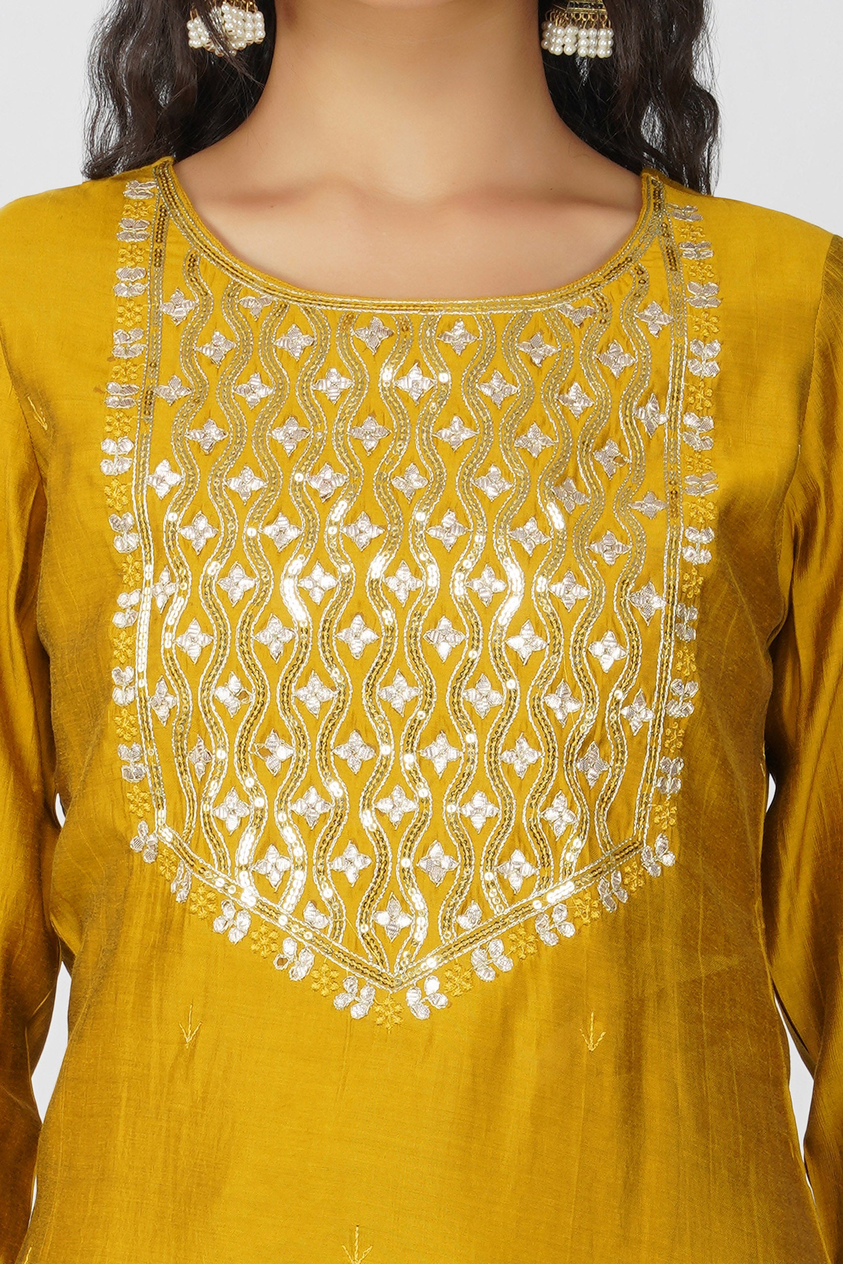 Mustard 3-Piece Salwar Suit