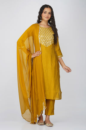 Mustard 3-Piece Salwar Suit