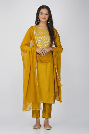 Mustard 3-Piece Salwar Suit