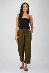 Olive Baggy Pant