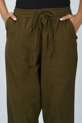 Olive Baggy Pant